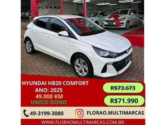 HYUNDAI HB20 1.0 12V FLEX COMFORT PLUS MANUAL